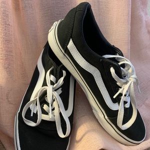 Black & White Vans Sneakers